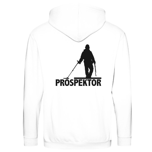 Mikina na zip unisex s potiskem Prospektor - Více barev | Pánské | Černá silueta